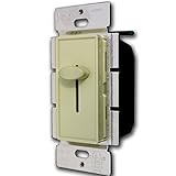 Enerlites 50300-I 700-Watt Three-Way Slide Dimmer, 120-Volt AC, 60Hz, Ivory [並行輸入品]