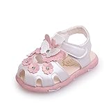 子供靴 女の子 サンダル キッズ 履きやすい マジックテープ ビーチサンダル 軽量 耐磨 夏 ビーチ ベビーシューズ 通園 こども靴 柔らかい 靴 ベビー かわいい お花 付き 12/13/14/15