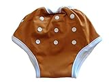 Three Little Imps Button Up Toddler Training Pants 8-35+ pounds - Brown by Three Little Imps