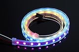 ACROBOTIC 1m 60-Pixel Addressable 24-Bit RGB LED Strip (White PCB) 5V IP68 Waterproof WS2812B (WS281