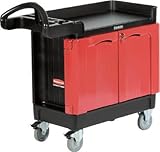 [T-4491891]エレクター　ラバーメイド　　モービルワークセンター　２ドアキャビネット 451288