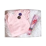 ソレイアード SOULEIADO ギフトセット 半袖ボディ(ピンク)+ヘアバンド 9512