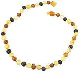 Healing Hazel 100% Baltic Amber Teething Necklace - Multi Raw 10.5 by Healing Hazel