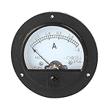 XDiscount アナログ電流計 電流テスト アナログアンプメーター パネルメーター DC 0-1.0Aレンジ