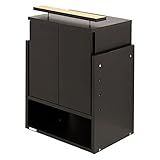 【JAJAN】フィギュアラック「レギュラー」55シリーズ奥行39cm専用上置きハイタイプ 対応天井高241-273cm ブラック【正規品】CR-5539UHBK[地震対策]