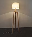 フロアランプ、ログ布布団ノルディックモダンシンプルリビングルーム寝室学習用三脚40×160cm