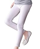 Plus Nao(プラスナオ) スパッツ レギンス ボトムス キッズ 子供 女の子 レディース 黒 ブラック 定番 光沢 春夏秋 ホワイト 140