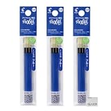 パイロット フリクション 多色用 スリム用 替芯 0.5mm ブルー 替え 9本セット 青 カートリッジ LFBTRF30EF-3L OZAWAｾｯﾄ