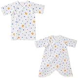 ミキハウス ホットビスケッツ (MIKIHOUSE HOT BISCUITS) 短肌着＆コンビ肌着セット 74-9916-783 50cm ブルー