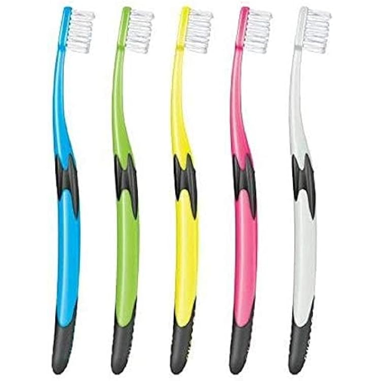 Amazon | ルシェロ 歯ブラシ 色おまかせ 歯科専売品 B-10 M(ふつう) 5