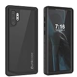 パンクケースGalaxy Note 10 Plus防水ケース[StudStarシリーズ] [スリムフィット] [IP68認定] [耐衝撃性] [防塵性] [防雪性]サムスンギャラクシーノート10+プラス対応アーマーカバー[ブラック]