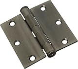 Stanley亜鉛メッキハードウェア741 3 – 1 / 2 " x 3 – 1 / 2 "亜鉛メッキスクエアコーナー住宅用ヒンジ