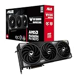 ASUS TUF GAMING RX9070 OC、PCIe5、16GB DDR6、HDMI、3DP、2670MHzクロック、RGB照明、オーバークロック。