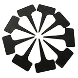 100枚入り 園芸ラベル 植物タグ マーカー T型 プラスチック製 保育園 ガーデニング 植物 多色選択でき