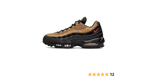 Amazon | [ナイキ] エアマックス 95 エッセンシャル AIR MAX 95 ESSENTIAL AT9865-014 スニーカー シューズ  (メンズ)【26.0cm-Black/Brown(014)】 | シューズ＆バッグ