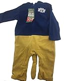 MascotWear See My Hood幼児12月BYU Cougarsポリエステルフリースジップアップフード付きOnesie with Tail and Detachable Hood