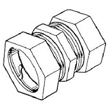 Cast圧縮カップリング、亜鉛、3 – 1 x 2 F ; 2 "コンジットサイズ、3 – 13 x 2 F ; 16 cm全体長 – 1各