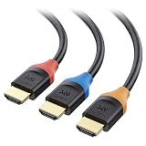 Cable Matters 3色セット 4K HDMI ケーブル 1.8m、4K@60Hz / 2K@144Hz・FreeSync/G-SYNC/HDR サポート、HDMI 2.0 ケーブル ゲーミングモニター、PC、Apple TV対応