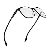 [SOXICK] ブルーライトカット メガネ PCメガネ パソコン 度なし ブルーライトカット90％ 青色光 カット メンズ レディース (ブラック)