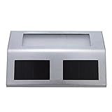 Anself 4個/8個/10個（選択可）壁掛け ソーラー充電式ライト 階段廊下パス庭のフェンス壁用