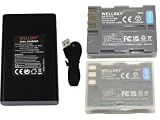 WELLSKY EN-EL3e EN-EL3 EN-EL3a 互換バッテリー 2個 + MH-18a MH-18 デュアル USB Type-C 互換充電器 バッテリーチャージャー 1個 [3個セット] 純正品と同じよう使用可能 残量表示可能 ニコン D700 D90 D300 D300s D200 D80 D70 D70s D50 D100 D100LS