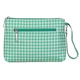 Kalencom Diaper Bag (Houndstooth- Aqua) by Kalencom