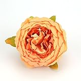 1 pcs Hight品質欧州シルク牡丹ヘッドFall Vivid Fakeリーフ人工花のウェディングホームパーティー装飾安い One Size SEDFGJ32830438713