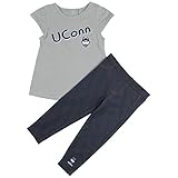 Uconn Connecticut Huskies Girls ' TeeシャツとJeggingsセット 6-12 M