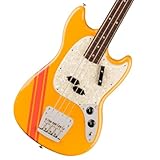 Fender フェンダー 製エレキベース Vintera® II '70s Competition Mustang® Bass, Rosewood Fingerboard, Competition Orange ソフトケース付き