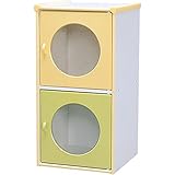 おもちゃ箱 ボックス 棚 ラック カラーボックス キッズCBボックス 扉付きセット KC-22PD アイリスオーヤマ 本棚 子ども部屋収納