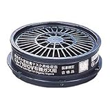 シゲマツ 防毒マスクGM77・GM22用 吸収缶 有機ガス・エチレンオキシド用 ※取寄品 CA-710EO