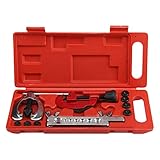 CarAngels ダブルフレアリングツールキット アダプター 銅　ブレーキ　燃料　パイプ　エアコン 冷蔵庫 冷凍 修理