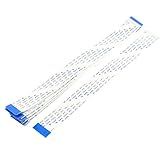 uxcell 重量フラットケーブル　データケーブル　Bタイプ　ホワイト　20本入 20ピン