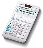 カシオ W税率電卓 12桁 税計算 ホワイト ジャストタイプ JW-200TC-N