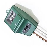 Tinksky Portable 3 in 1 Soil Tester Moisture Light PH Tester Meter for Outdoor Indoor Garden Plant F