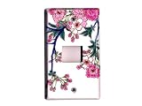 【有田焼】染錦金彩桜絵(1穴)コンセントカバー