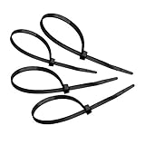CTS Brand - 5.5 Inch, 40 lb Tensile Strength, Black Nylon Cable Tie (Bag of 1,000) [並行輸入品]