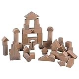 Gogo Toys（ゴーゴートイズ社）積み木 ナチュラル 54ピース 木箱入り【GO-20412】