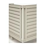 LIXIL 新日軽　セレビューフェンスR3型　目隠しコーナー継手　H=800用　（太横パネル）　【アルミフェンス　柵】 　シャイングレー