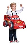 ライトニング・マックィーン 3D 子供用コスチューム One Size (Up To Size 6) レッド 23058