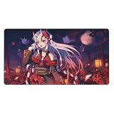 マウスパッド Vtuber 大型 アニメ かわいい anime girl プレイマット デスクパッド ゲーム好きのプレゼント(40*75*0.3CM)