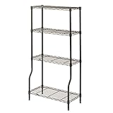 ルミナス ガーデンラック ポール径19mm 屋外使用可 ガーデニング専用ラック 4段 幅59.5×奥行29.5(上部奥行24.5)×高さ121.5cm GR6012BD-4