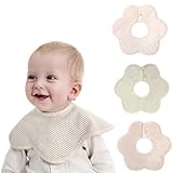 [ドリーマー]　ベビースタイ　よだれかけ　ベビービブ　オーガニックコットン　３枚セット　食事エプロン　赤ちゃん　新生児　食事スタイ　オシャレ　可愛い　柔らかい　ベビー用品　肌触り　ふわふわ