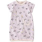 Amazon Co Jp オーガニックコットン ワンピースドッキングロンパース クリーム 70 服 ファッション小物