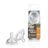 Tommee Tippee Nipples, Fast Flow, 2-Count by Tommee Tippee [並行輸入品]