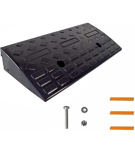 Amazon.co.jp: ONE STEP 段差プレート 8cm ゴム製 段差解消スロープ 駐
