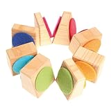 Grimm's Spiel & Holz Design（グリムス社） ブロックタワー 8P【GRI-10051】