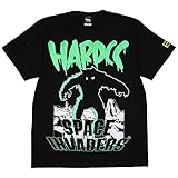 [ハードコアチョコレート] スペースインベーダー (1978エメラルド)(SS:TEE)(T-1183BG-BK) Tシャツ 半袖 カットソー ゲーム TAITO タイトー 国内正規品 XL ブラック