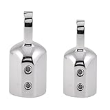 MagiDeal 2ピースMarine 316ステンレススチールボートビニミ継手ハードウェア、7 / 8 " & 1 " Eyeエンドキャップ