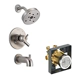 Delta Delta KTSDTR-T17459-SS Trinsic Tub/Shower Kit Pressure-Balance Dual-Function Cartridge, Brilli